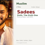 Sadees Name Meaning and Details
