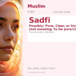 Sadfi Name Meaning and Details
