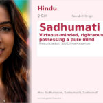 Sadhumati Name Meaning and Details
