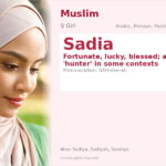 Sadia Name Meaning and Details