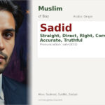 Sadid Name Meaning and Details