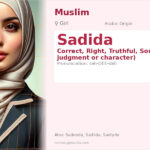 Sadida Name Meaning and Details