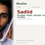 Sadiid Name Meaning and Details