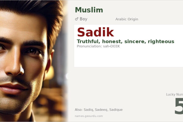 Sadik Name Meaning — Arabic Origin, Boy Name & Islamic Significance (2025)