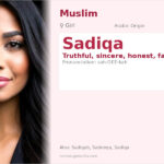 Sadiqa Name Meaning and Details