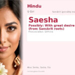 Saesha Name Meaning and Details