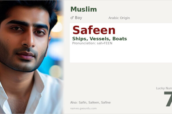 Safeen Name Meaning — Arabic Origin, Boy Name & Details (2025)