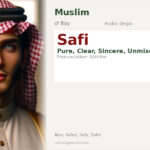 Safi Name Meaning and Details