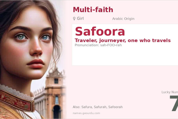 Safoora Name Meaning — Arabic Origin, Girl Name & Details (2025)