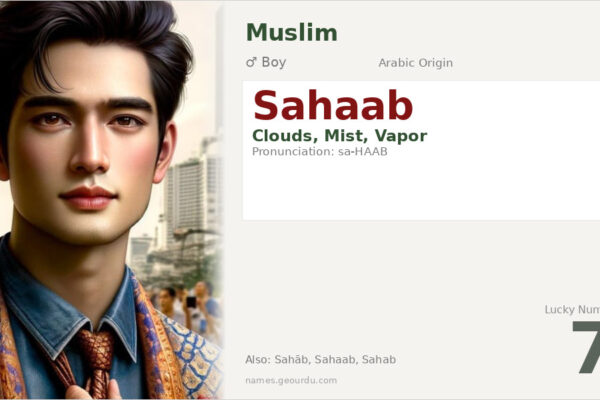 Sahaab Name Meaning — Arabic Origin, Boy & Details (2025)