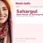 Sahargul Name Meaning and Details