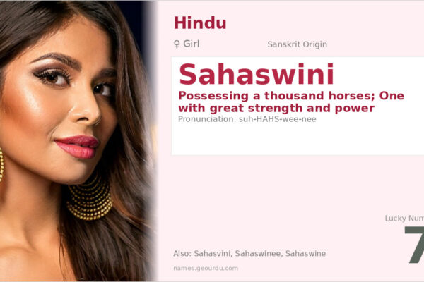 Sahaswini Name Meaning — Sanskrit Origin, Girl Name & Details (2025)