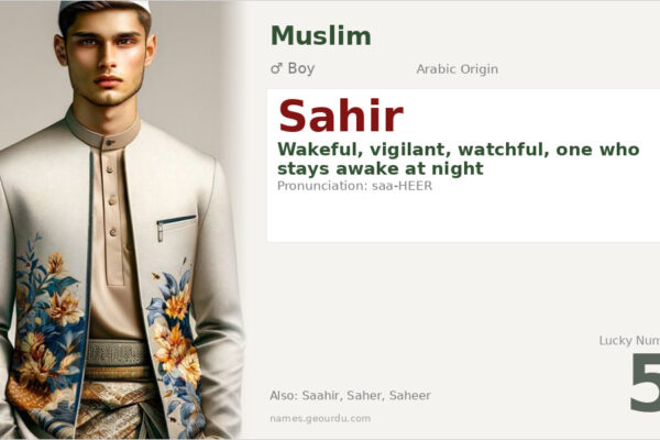 Sahir Name Meaning — Arabic Origin, Boy Name & Details (2025)