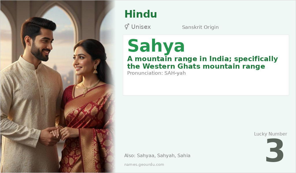 Sahya Name Meaning and Details