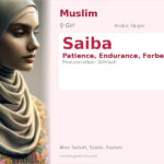 Saiba Name Meaning and Details