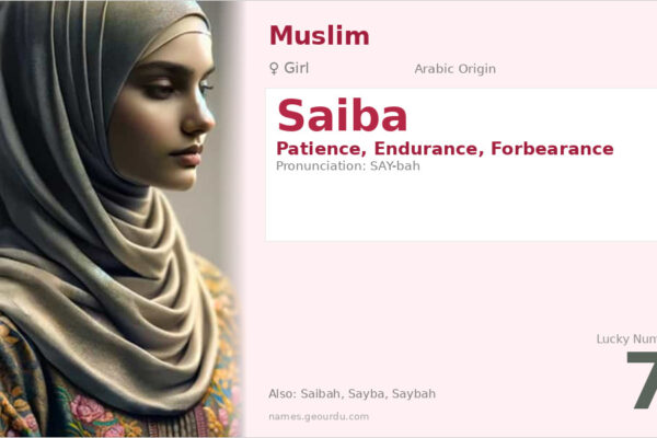 Saiba Name Meaning — Arabic Origin, Girl Name & Details (2025)