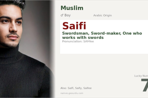 Saifi Name Meaning — Arabic Origin, Boy Name & Details (2025)