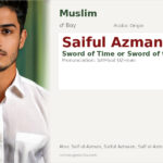 Saiful Azman Name Meaning and Details