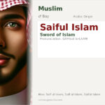 Saiful Islam Name Meaning and Details