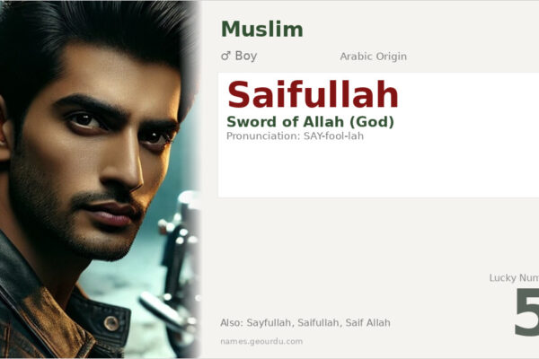 Saifullah Meaning — Arabic Origin, Boy Name & History (2025)