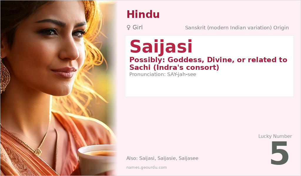 Saijasi Name Meaning and Details