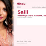 Saili Name Meaning and Details