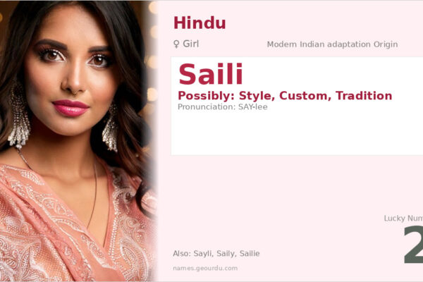 Saili Name Meaning — Origin, Gender & Details (2025)