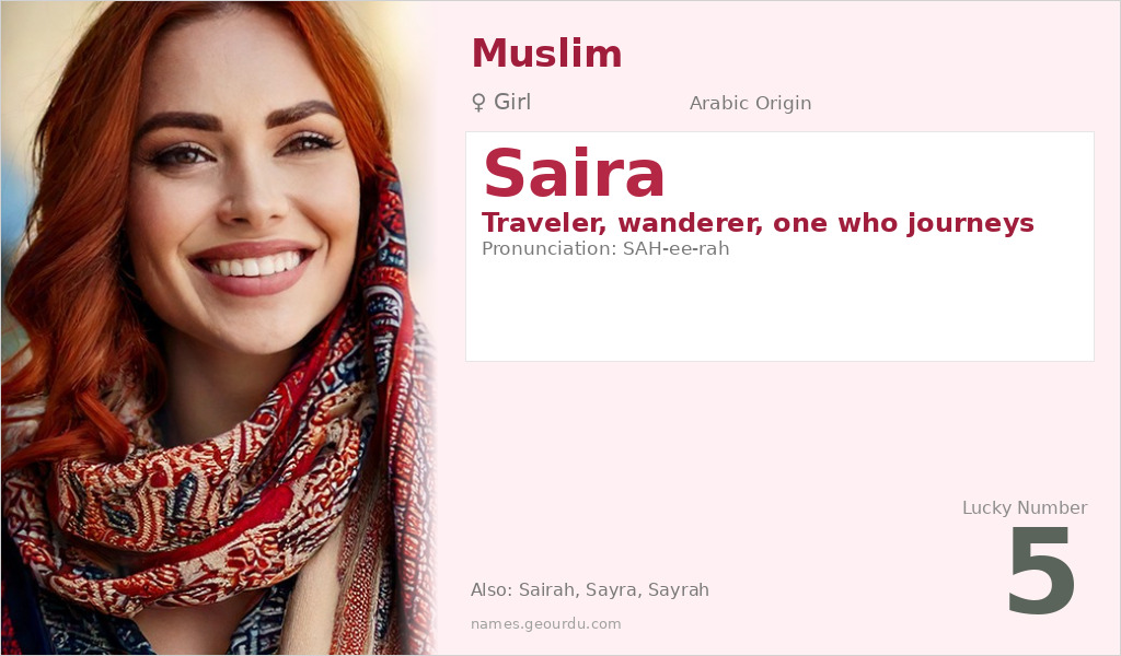 Saira Name Meaning and Details