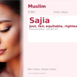 Sajia Name Meaning and Details