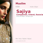 Sajiya Name Meaning and Details