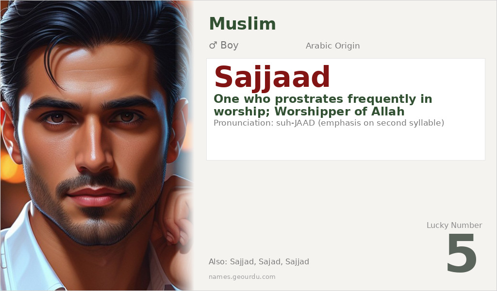 Sajjaad Name Meaning and Details