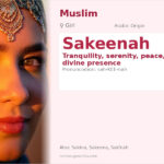 Sakeenah Name Meaning and Details