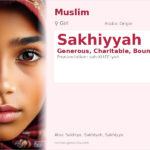Sakhiyyah Name Meaning and Details