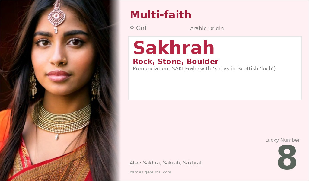 Sakhrah Name Meaning and Details