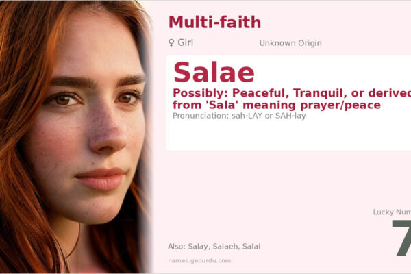 Salae Name Meaning — Origin, Gender & Details (2025)