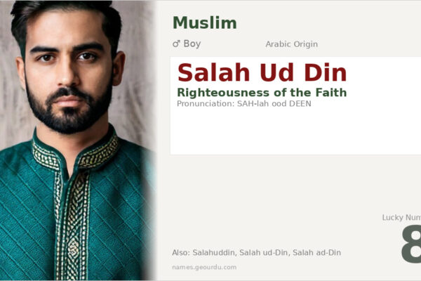 Salah Ud Din Meaning — Arabic Origin, Boy Name & Historical Significance