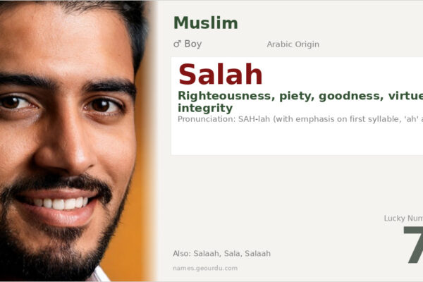 Salah Name Meaning — Arabic Origin, Boy Name & Historical Significance (2025)