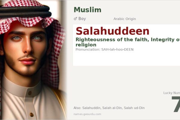 Salahuddeen Meaning — Arabic Origin, Boy Name & History (2025)