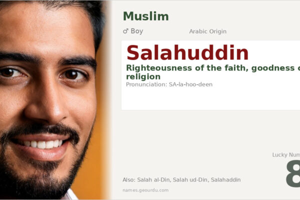 Salahuddin Name Meaning — Arabic Origin, Boy Name & Historical Significance (2025)
