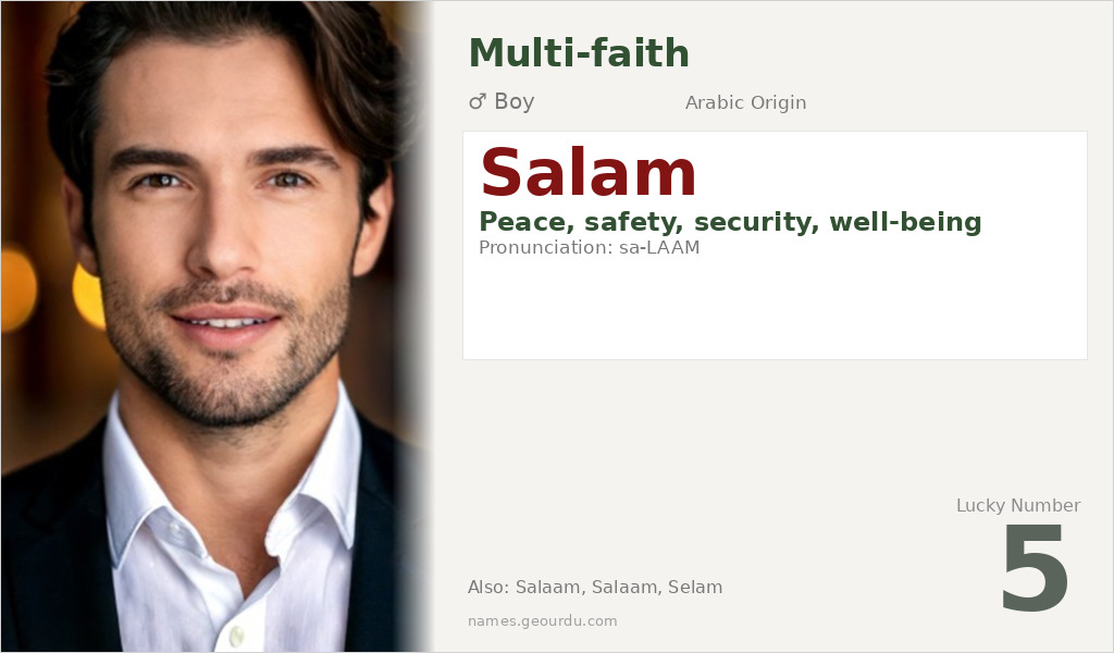 Salam Name Meaning and Details