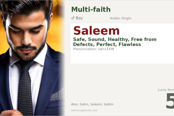 Saleem Name Meaning — Arabic Origin, Boy Name & Details (2025)