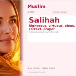 Salihah Name Meaning and Details