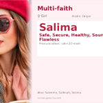 Salima Name Meaning and Details