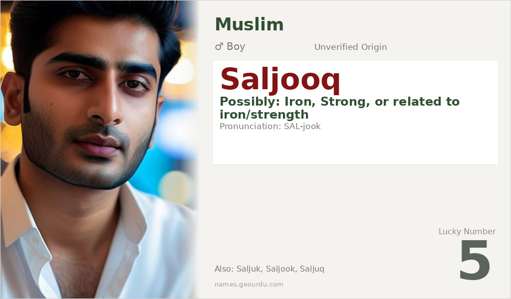 Saljooq Name Meaning and Details