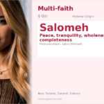 Salomeh Name Meaning and Details