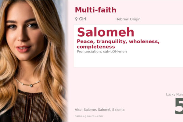 Salomeh Name Meaning — Hebrew Origin, Girl Name & History (2025)
