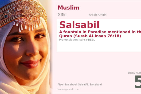 Salsabil Name Meaning — Arabic Origin, Quranic & Girl Name (2025)