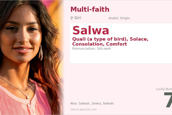Salwa Name Meaning — Arabic Origin, Girl Name & Details (2025)