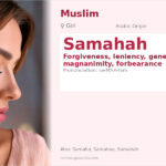 Samahah Name Meaning and Details