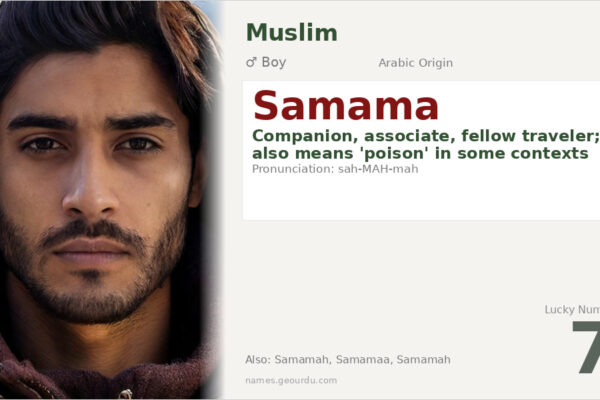 Samama Name Meaning — Arabic Origin, Boy Name & Details (2025)